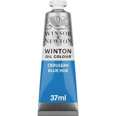 Imagen de Winsor &amp; Newton Winton Tubo de Pintura al Óleo, 37 ML, Azul (Azul cerúleo)