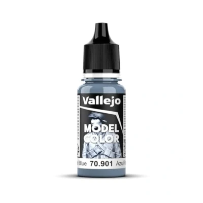 Imagen de Vallejo Model Color Pintura Acrílica Azul (Pastel Blue) Acabado Mate, 18 ml. Autonivelante y Sistema BSL para Modelismo Figuras