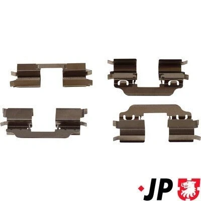 Imagen de JP GROUP 4364003810 Kit de accesorios, pastillas frenos RENAULT: Kangoo II Express, Be Bop, Koleos I