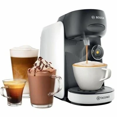 Imagen de Bosch Cafetera TASSIMO FINESSE para preparar múltiples bebidas, hasta 40 IntensityBoost, INTELLIBREW, blanco, TAS16B4