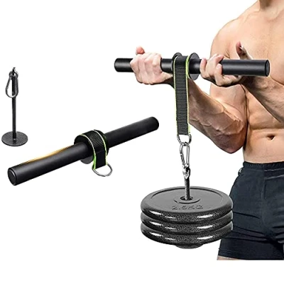 Imagen de Entrenador De Rodillo MuñEca Para Antebrazo, Entrenamiento Flexible, Eficiente, Estable, Ejercitador Mano Y Fuerza Muscular En Gimnasio, Hogar, Al Aire Libre, Etc