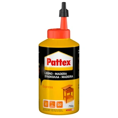Imagen de Pattex Pegamento express para madera, resistente al agua y tracción, 750gr
