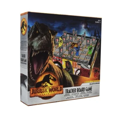 Imagen de Shuffle Jurassic World Tracker Juego de Mesa, Encontrar y rescatar Dinosaurios, para 2 4 Jugadores, Gran Regalo niños 6 años en adelante
