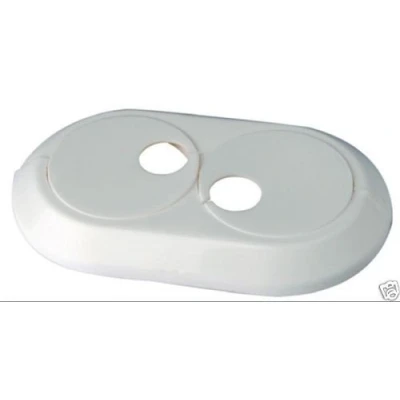 Imagen de Capricorn Rosetones calefactores dobles, Manguitos calefactores, blanco, 18 mm, 5 piezas