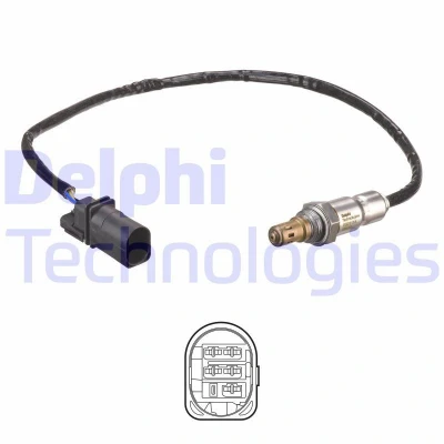 Imagen de DELPHI ES21114 12B1 Sonda lambda de banda ancha, térmico VOLKSWAGEN: Golf 7, Arteon, Polo VI, AUDI: A3 Sportback, Berlina