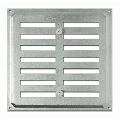 Imagen de Brinox B70380A Rejilla con persiana (17 x 17 cm) color aluminio