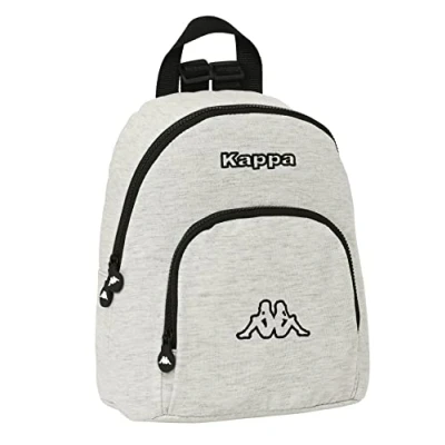 Imagen de KAPPA Mini Mochila para Uso Diario, Ideal Niños de Diferentes Edades, Cómoda y Versátil, Calidad Resistencia, 25x13x30 cm, Color Gris