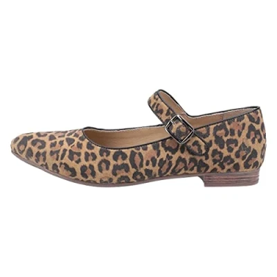 Imagen de Hush Puppies Correa Melissa, Zapatos Planos Mary Jane Mujer, Leopardo, 41.5 EU