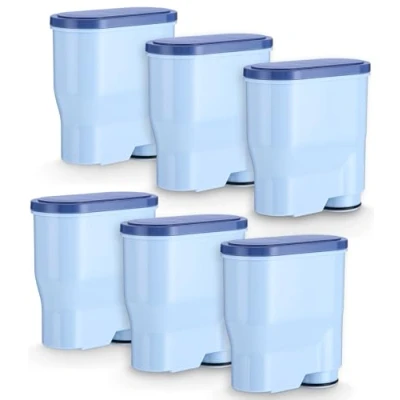 Imagen de Juego de 6 filtros agua repuesto compatibles con Philips® AquaClean® CA6903/10, CA6903/22, compatible Saeco® y filtro Philips