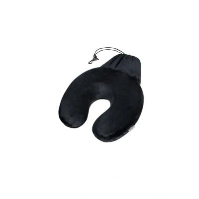 Imagen de Samsonite Global Travel Accessories Memory Foam Pillow + Pouch Almohada de Viaje 29 Centimeters 1 Negro (Black)
