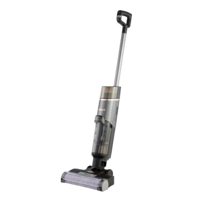 Imagen de Shark HydroVac Aspiradora mopa sin cable, aspira y friega suelos, con cepillo multisuperficie giratorio antimicrobiano para eliminar olores, limpia en seco húmedo, modo autolimpieza, gris WD210EU