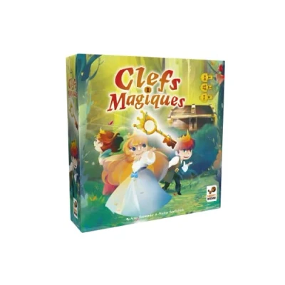 Imagen de Clefs Magiques est un jeu de stop ou encore où les enfants devront trouver la bonne clef qui ouvre fabuleux coffre aux trésors.