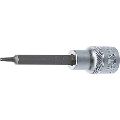 Imagen de BGS 4468 Punta de vaso longitud 100 mm entrada 12,5 (1/2&quot;) perfil en T (para Torx) T15