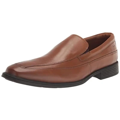 Imagen de Clarks Tilden Free, Mocasines Hombre, Marrón (Dark Tan Leather), 40 EU