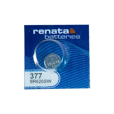 Imagen de Renata 377 SR626SW Pila de botón (óxido plata, para reloj)