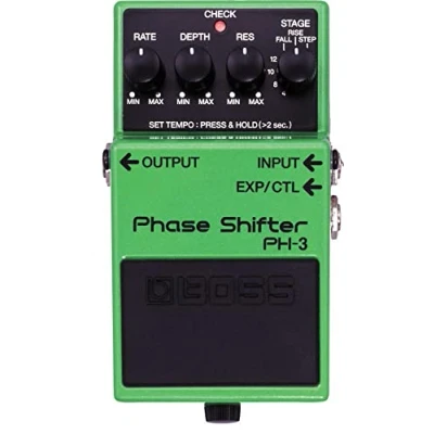 Imagen de Pedal de efectos guitarra BOSS PH 3 Phase Shifter — compacto con versátil phaser vintage y moderno