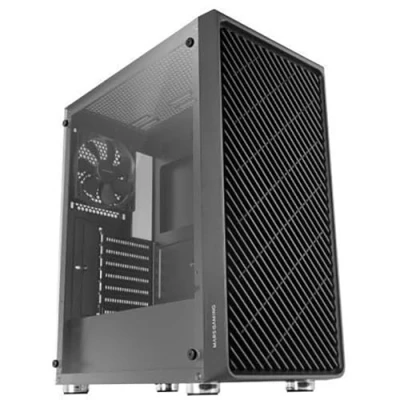 Imagen de CAJA ATX SEMITORRE MARS GAMING MC 3000 BLACK FRONTAL METAL MESH LATERAL DE CRISTAL TEMPLADO SIN FUENTE ALIMENTACION
