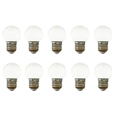 Imagen de 10 PACK 2W LED Bombillas de Colores E27 Casquillo Gordo 200Lm 220V 240V AC Vistoso Lámpara Luz Ambiente para Hogar, Decoración, Bar, Fiesta, KTV