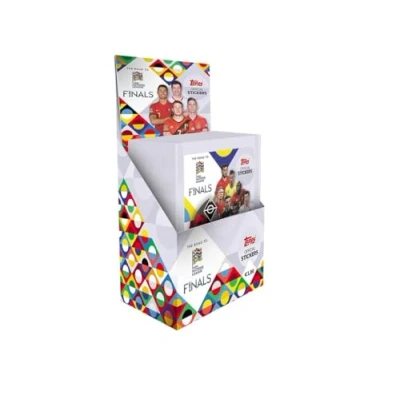 Imagen de Topps Road to UEFA Nations League Finals, colección de calcomanías fútbol 2022 Caja completa