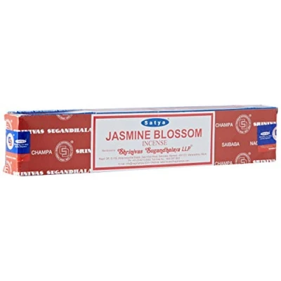 Imagen de Satya Varitas de incienso Flor jazmín (15 g, 12 unidades)