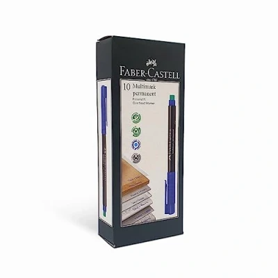 Imagen de Faber Castell OHP CD Rotuladores permanentes, 10 unidades