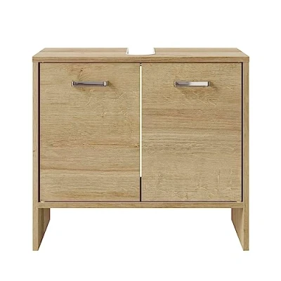Imagen de Pelipal GmbH Armario para Lavabo, Madera de ingeniería, Roble Riviera Cruz NB, H 54,3 x B 60,6 T 28,4 cm
