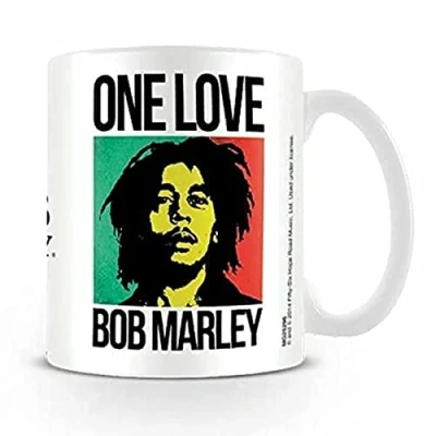 Imagen de Bob Marley Tazas, 50 W, 5.3 tons, Cerámica, Multicolor