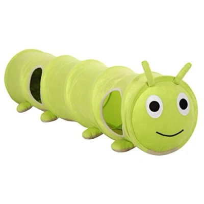 Imagen de Kerbl Maxi Pet 81631 Túnel para Gatos (30 x 170 cm), diseño de Oruga