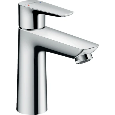 Imagen de hansgrohe Talis E grifo lavabo con vaciador automático, monomando 110 mm, mezclador ahorro de agua (EcoSmart), cromo, 71710000
