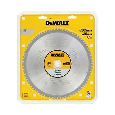 Imagen de DeWalt DT1916 QZ Hoja para Sierra Circular estacionaria 305 x 30 mm 80D Aluminio TCG 5, Arándano