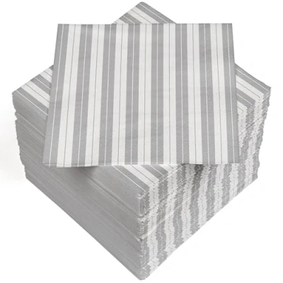 Imagen de 100 servilletas, 3 capas, 33 x cm, rayas