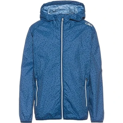 Imagen de CMP Chaqueta Kid G con capucha Rain Fix, Azul, 152