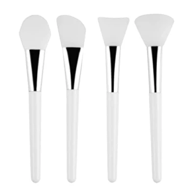 Imagen de Olakin Cepillo de Mascarilla Silicona [4 Piezas], Cepillos Mascarillas Faciales Sin Pelo, Brochas Maquillaje, Herramienta Maquillaje DIY