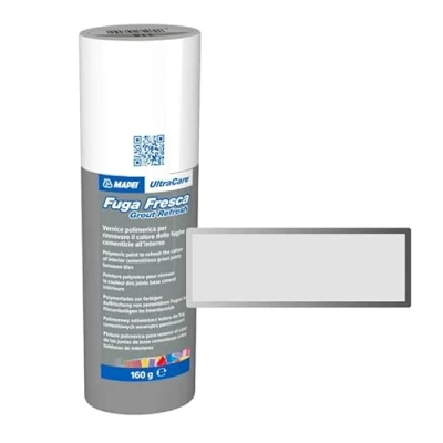 Imagen de Mapei Ultracare FUGA FRESCA 110 GRIS MANHATTAN pintura polimérica para renovar el color de las juntas cemento Botella 160 g.