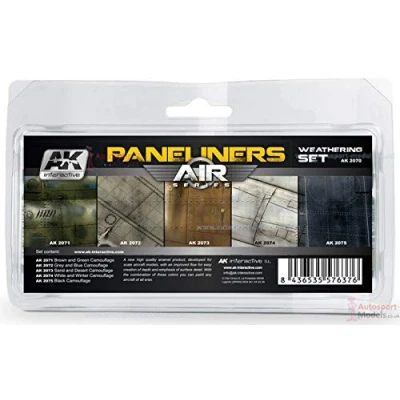 Imagen de (AK02070) AK Interactive Paneliners Weathering Set