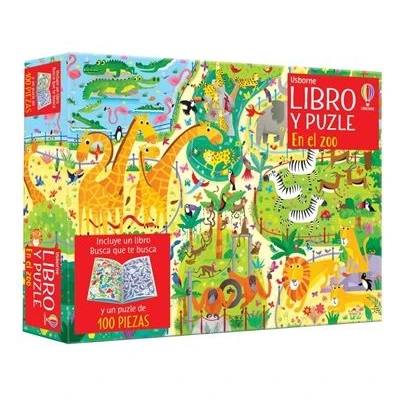 Imagen de En el zoo (Libro y puzle)