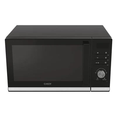 Imagen de Candy Moderna CMGA25TNDB, Microondas con Grill, 25L, 1400W, 6 Niveles de Potencia, Digital, 8 Funciones, Bloqueo Seguridad, Plato 27CM, Grill Rack, Autolimpieza, App hOn, Negro