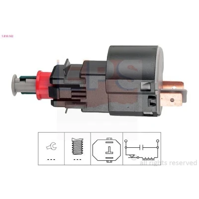 Imagen de EPS 1.810.162 Interruptor luces freno mecánico Made in Italy OE Equivalent