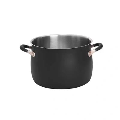 Imagen de Meyer Serie Accent Olla de inducción acero inoxidable, 24 cm / 7,6 litros, negro mate