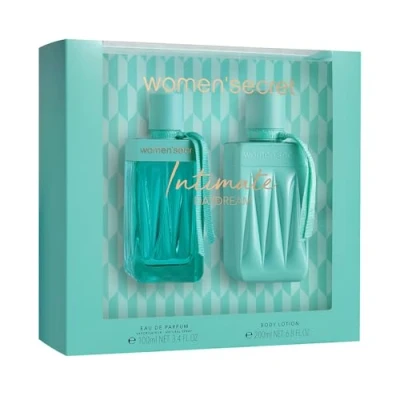 Imagen de Women&#039;secret Intimate Daydream Estuche Regalo Perfumes de Mujer Pack 2 Piezas Eau Parfum 100ml con Vaporizador y Body Lotion 200ml Set Fragancia Oriental Floral
