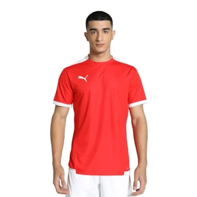 Imagen de puma Teamliga Camiseta deportiva, Hombre, Talla: XL, red white