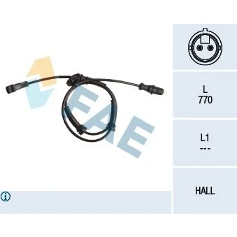 Imagen de Sensor, revoluciones de rueda FAE 78026