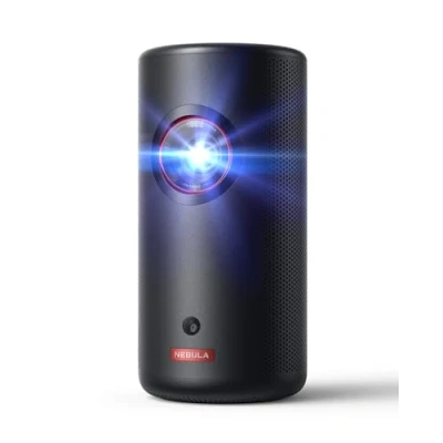 Imagen de Nebula Anker Capsule 3 Laser 1080p Proyector Portatil, Smart, Wi Fi, Mini Portátil, Dolby Digital, Enfoque automático, Imagen de 120 Pulgadas, 2,5 Horas Tiempo reproducción