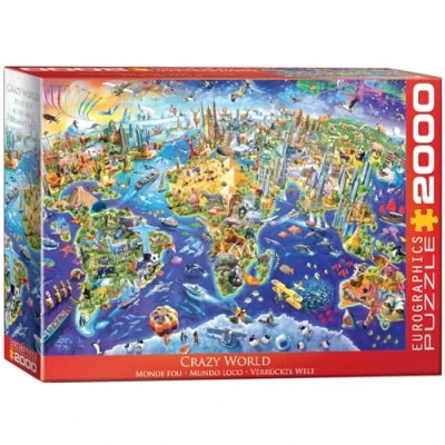 Imagen de EuroGraphics Crazy World Rompecabezas, Multicolor (8220 5343)