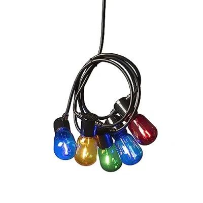 Imagen de Konstsmide Christmas Cerveza jardín de hadas luces 20 LED gotas colores