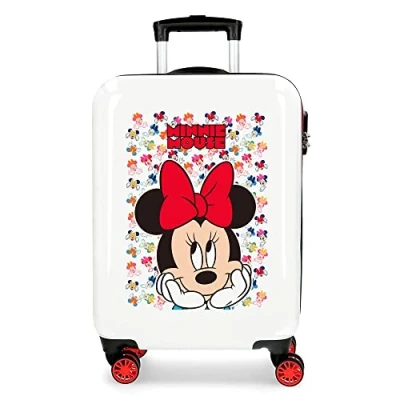 Imagen de Disney Minnie Diva Maleta de cabina Multicolor 38x55x20 cms Rígida ABS Cierre combinación lateral 34L 2 kgs 4 Ruedas dobles Equipaje Mano