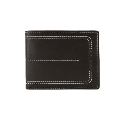 Imagen de Biagiotti Cartera para hombre de piel auténtica, con monedero y caja regalo, Testa Moro 766 04 Clásico, Clásico