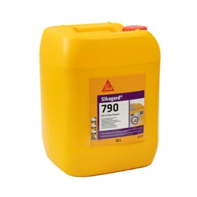 Imagen de Sikagard 790 All in One Protect, Impregnación protectora para superficies porosas de fachadas, pavimentos y cubiertas en interior exterior, 20L