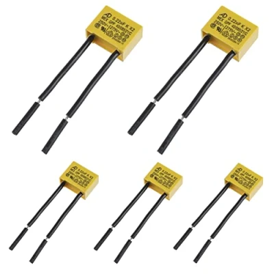 Imagen de BOJACK 0.22uF 275V X2 Condensadores de Seguridad Supresión LED para Luces Direccionales, Lámparas Intermitentes y Sin Emisión (Paquete 5 Piezas)