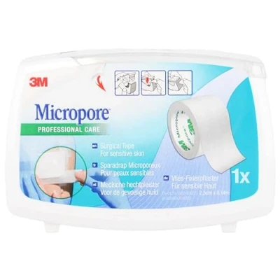 Imagen de 3M Micropore Professional Care Tiritas 2,5 cm x 9,14 m